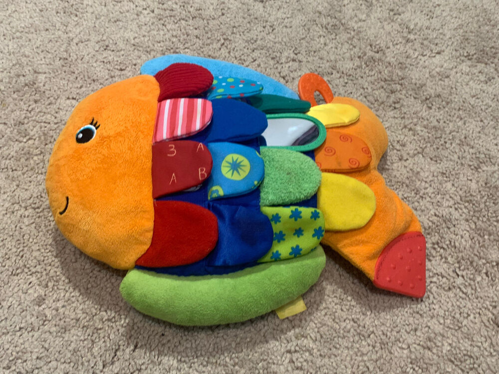 Melissa & Doug K's Kids Plush Fish  Activity Sensory Baby Toy
