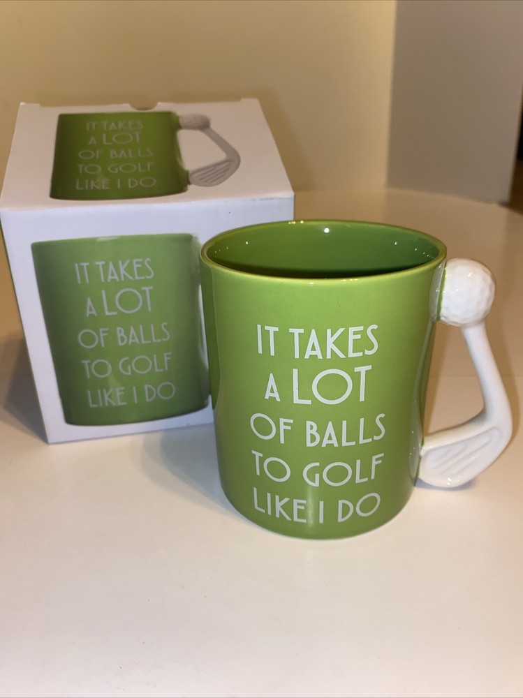 Boxer Gifts Golf Mug Takes A Lot of Balls