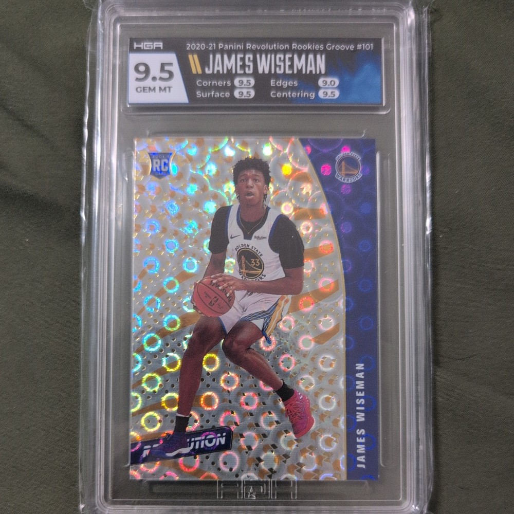2020-21 Panini Revolution Rookies Groove James Wiseman HGA 9.5 Gem Mint