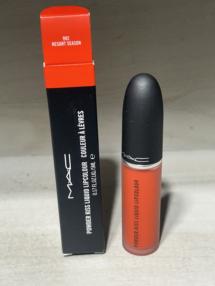 MAC Resort Season Powder Kiss Liquid Lipcolor New Sealed