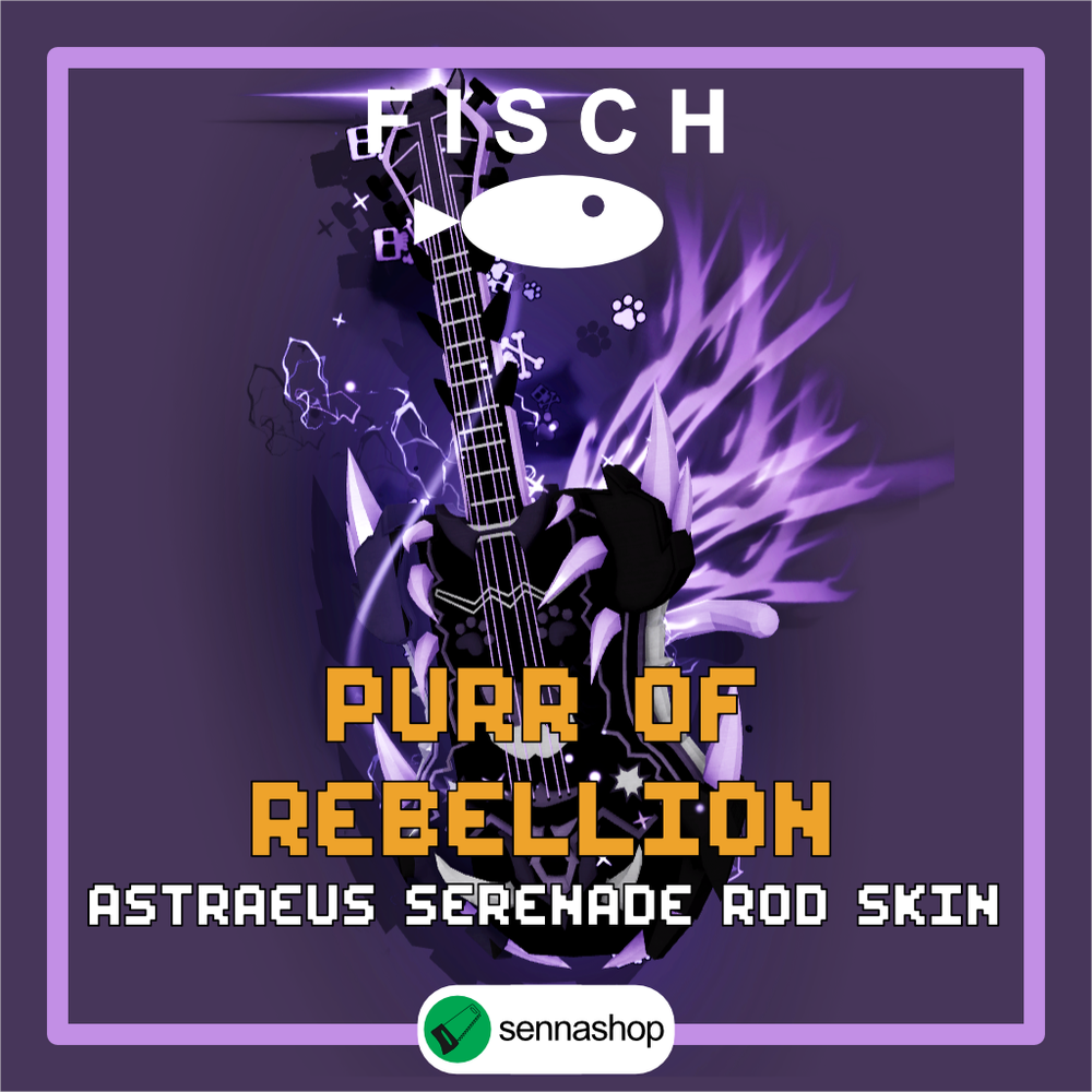 🎣 Purr of Rebellion [Tidemourner Rod Skin] | 🐟 Fisch | Cheapest Price