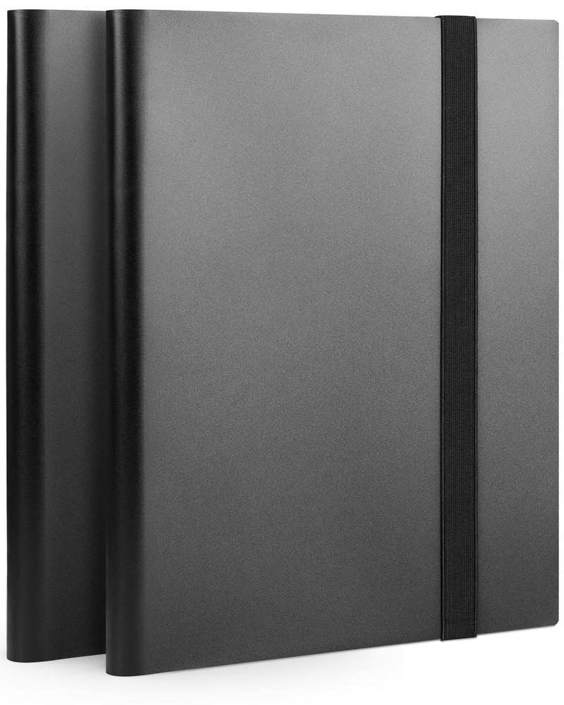 2-Pack 9-Pocket Card Binder with 40 Sheets Holds 720 Side-Loading Trading Cards