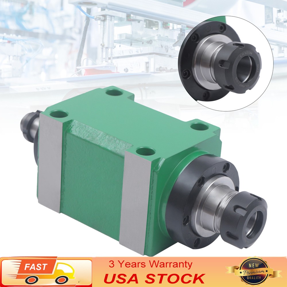 CNC Machine Lathe Tool ER32 3000Rpm Power Milling Head Spindle Unit Waterproof