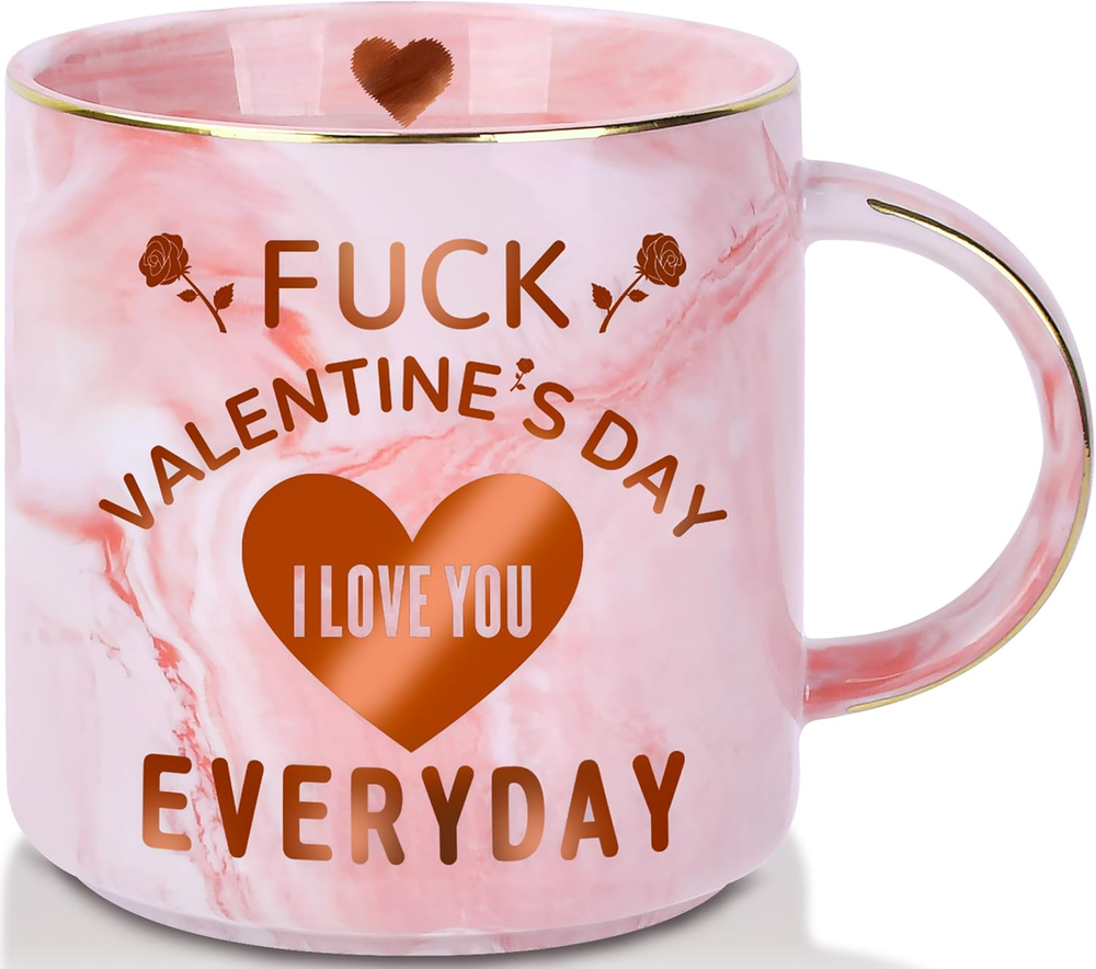 Valentines Day Gifts for Her,12 OZ Funny Coffee Mug, Cute Gifts for Women Girlfr
