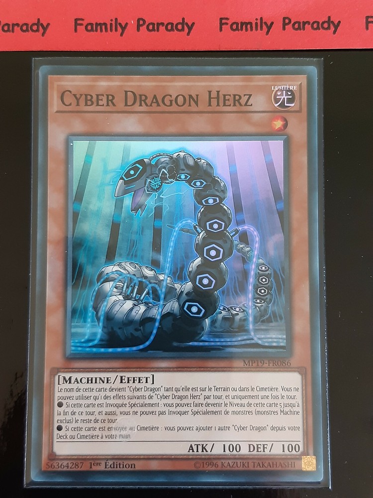 Cyber Dragon Herz MP19-FR086 YuGiOh Super Rare French Edition-image