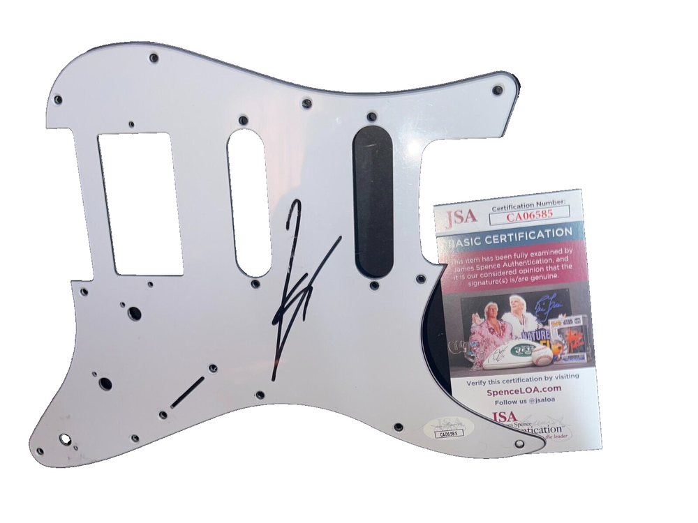 Alessandro Venturella Vman Slipknot Signed The End So Far Electric Pickguard JSA COA
