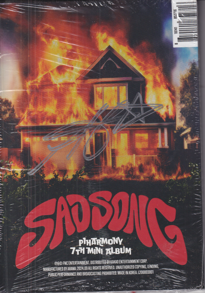 Sad Song by P1Harmony (Book & CD Set with post card, photo card, etc.)
