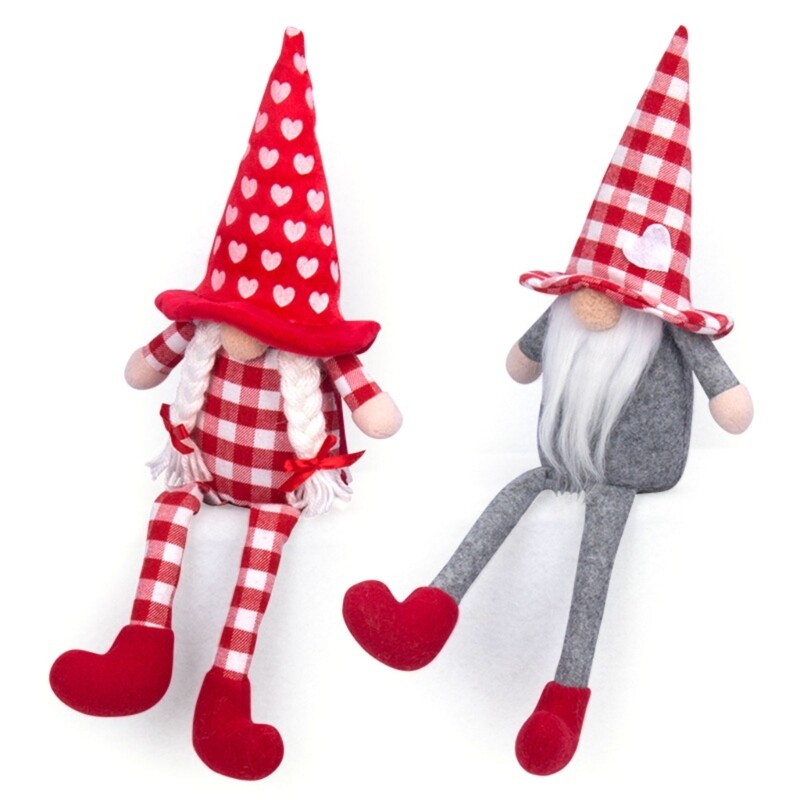 Valentines Day Gnome Sitting Faceless for Wedding Christmas Home Decor