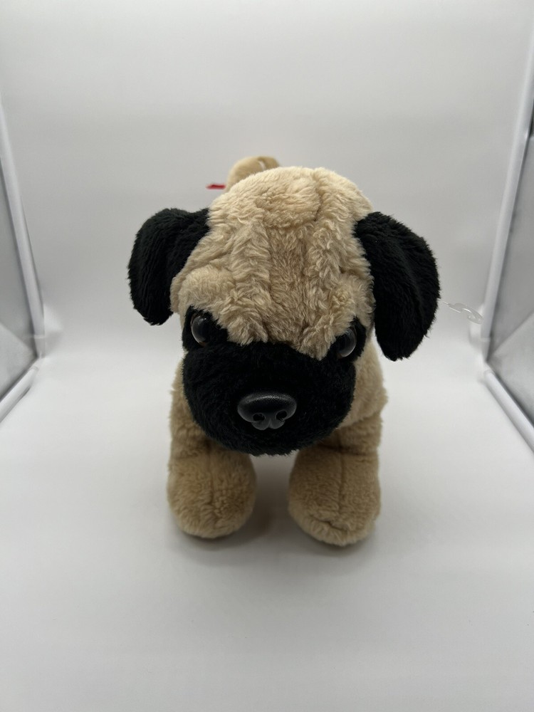 Build A Bear Big Pug Puppy Dog 13” Red Collar Plush Soft Toy Stuffed 2013