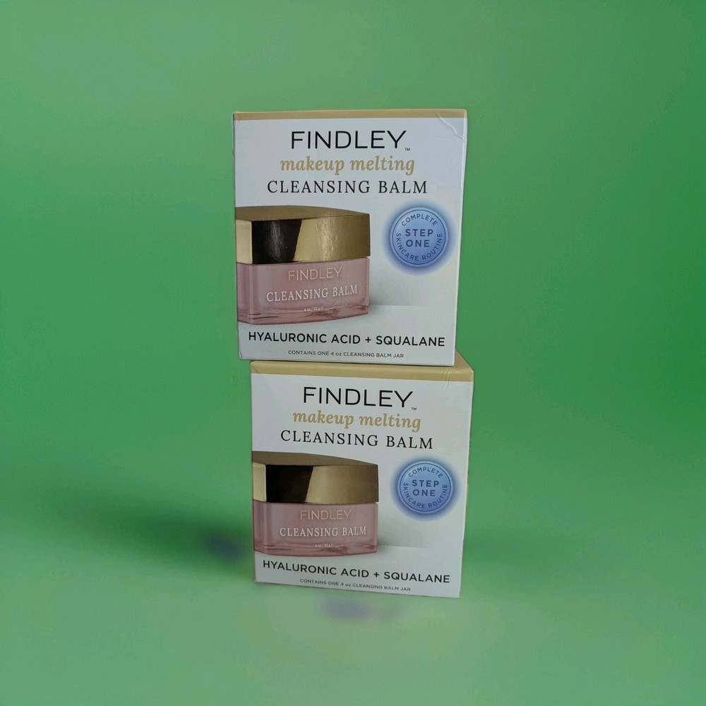 FINDLEY Makeup Melting Cleansing Balm with Hyaluronic Acid and Squalane 4 oz Sealed New in Box