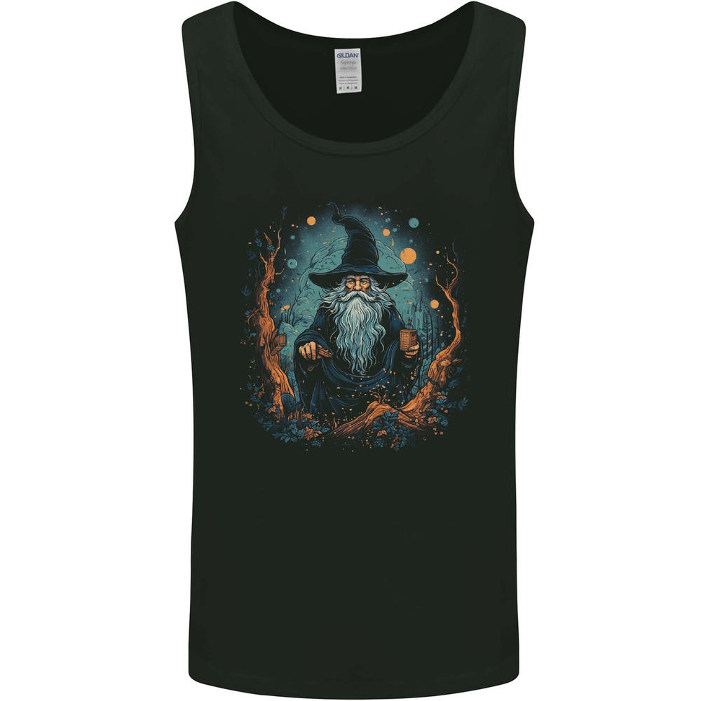 A Wise Old Wizard Fantasy Mens Vest Tank Top