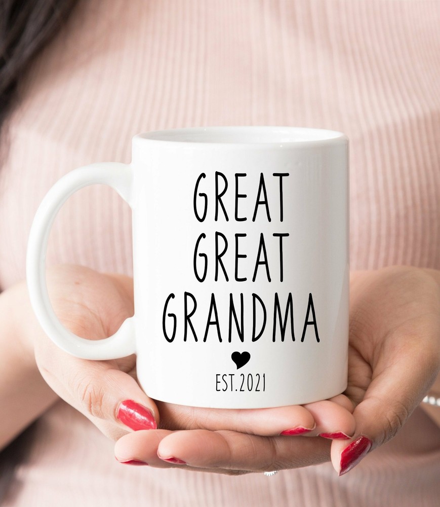Great Great Grandmother Mug Pregnancy Announcement Great Grandma Mug  Customised