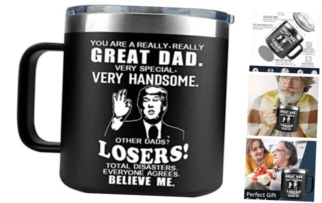 Fathers Day Dad Gifts from Daughter Son,Dad Gifts,Fathers Day Birthday Black-1-image