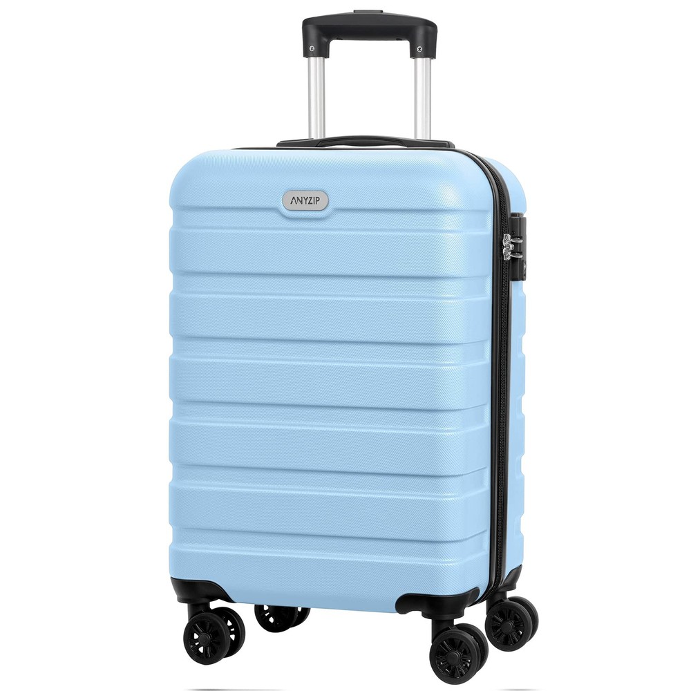 AnyZip Lightweight ABS Hardside Luggage with 4 Spinner Wheels for Easy Travel
