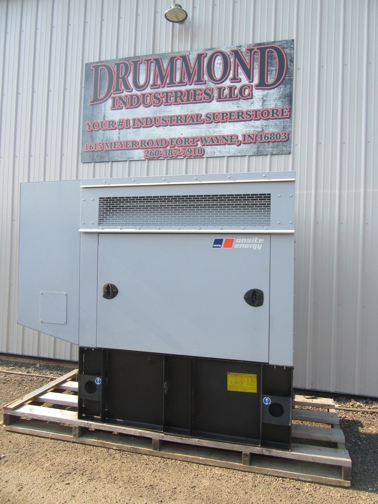 20 KW DIESEL GENERATOR ISUZU MTU 2016 191 HRS 120/240 VOLT 1 PH SOUND ENCLOSED