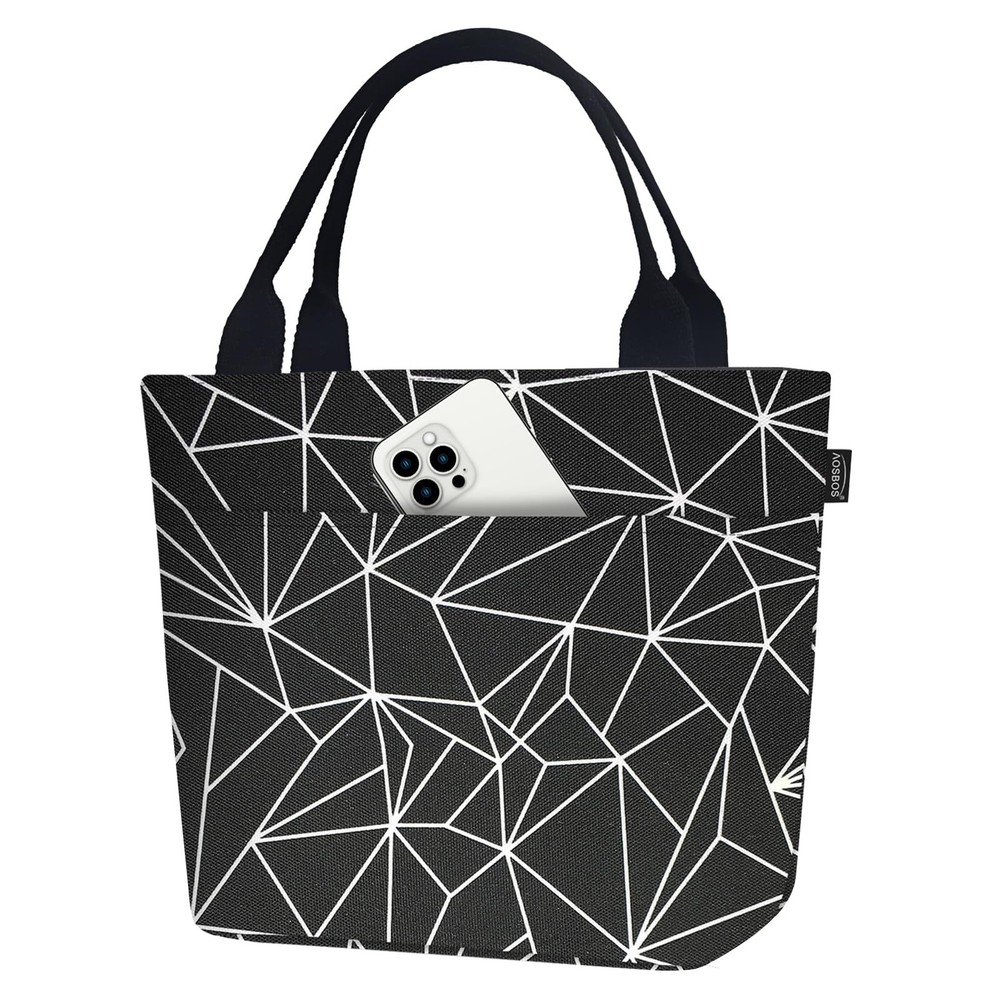 Black Prism Large Insulated Leakproof Lunch Box for Women Adults