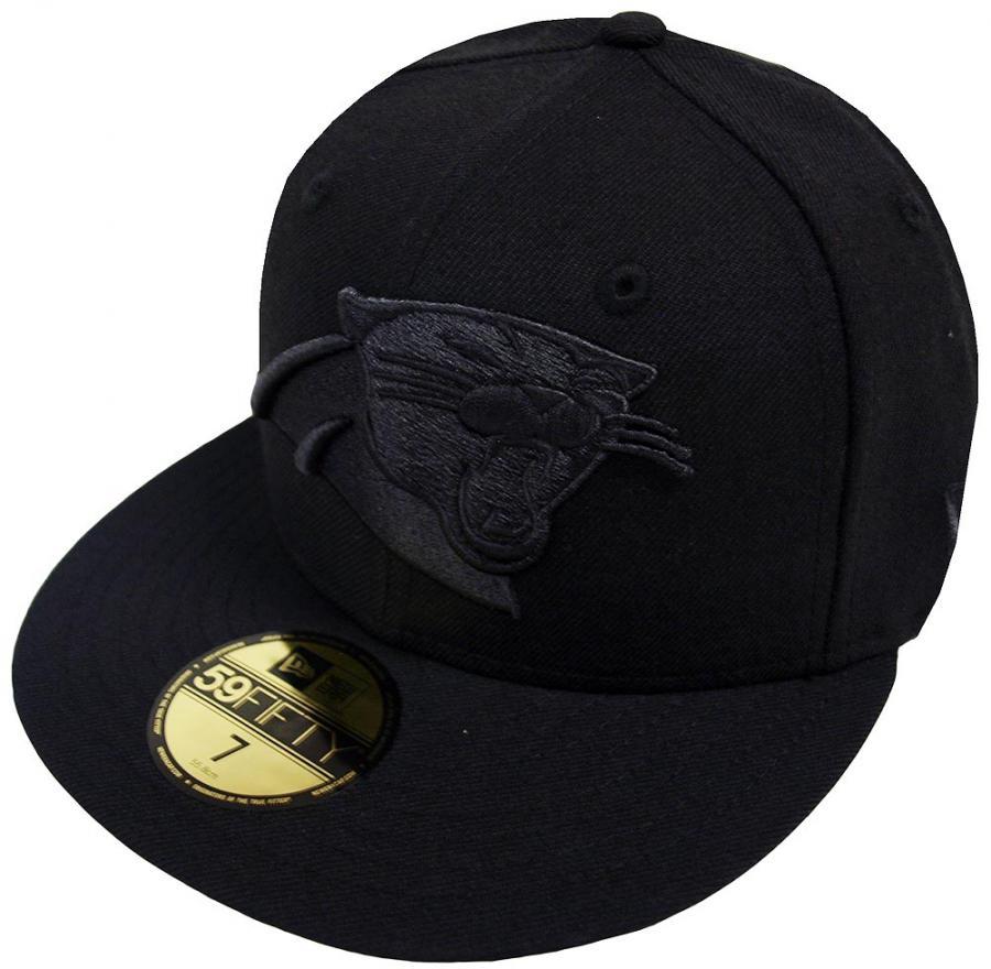 New Era NFL Carolina Panthers Black On Black 59Fifty Fitted Cap Limited Edition