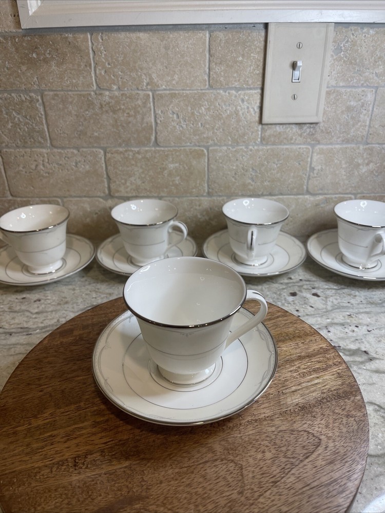 Waterford “Presage” China Tea Cup And Saucer Set- Pristine-