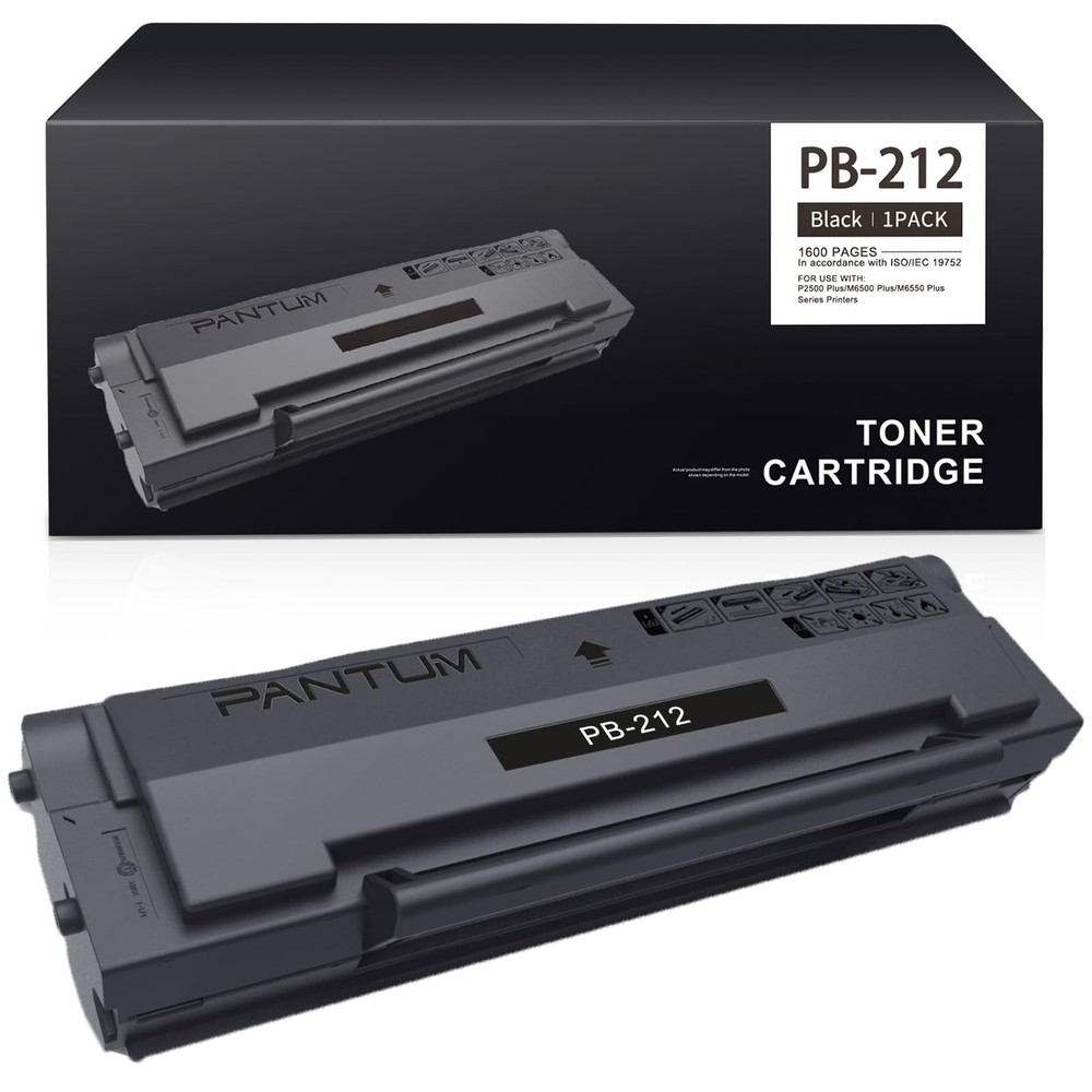 PB-212 Black Toner Cartridge for P2502W & M6502NW Printers - 1600 Pages