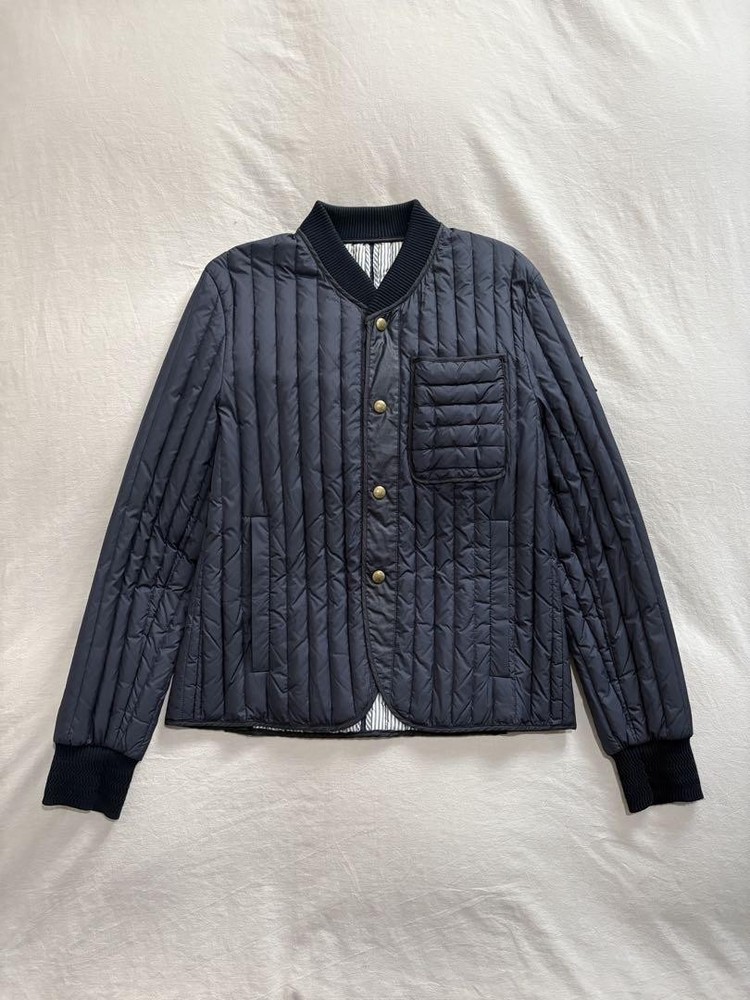 2017 Moncler Gamme Blue Lightweight Down Jacket for Men