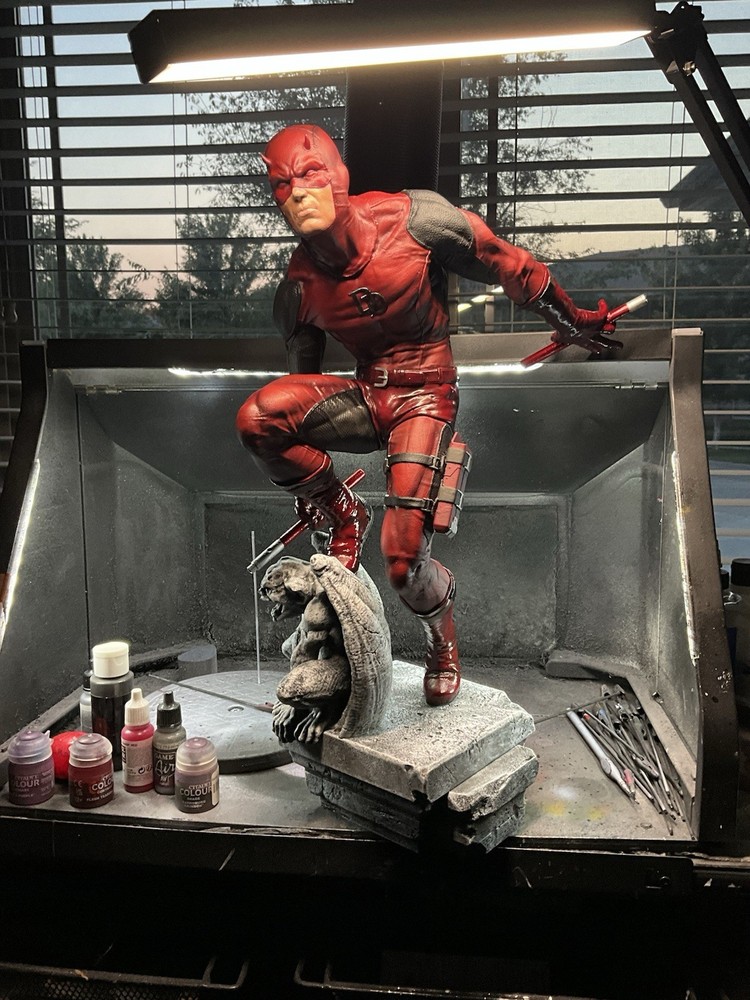 Daredevil  1/4 custom painted fully assembled 3D printed