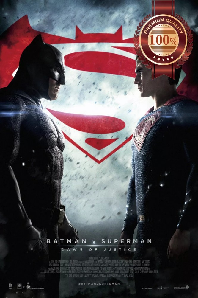 Batman v Superman Dawn of Justice Movie Poster Print No Frame