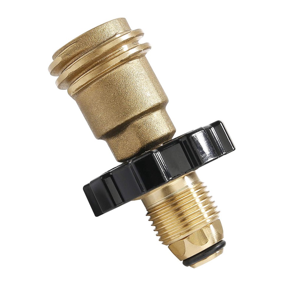 Adaptador de tanque de propano de ajuste universal convierte POL a QCC1 / Tipo 1 con llave,...