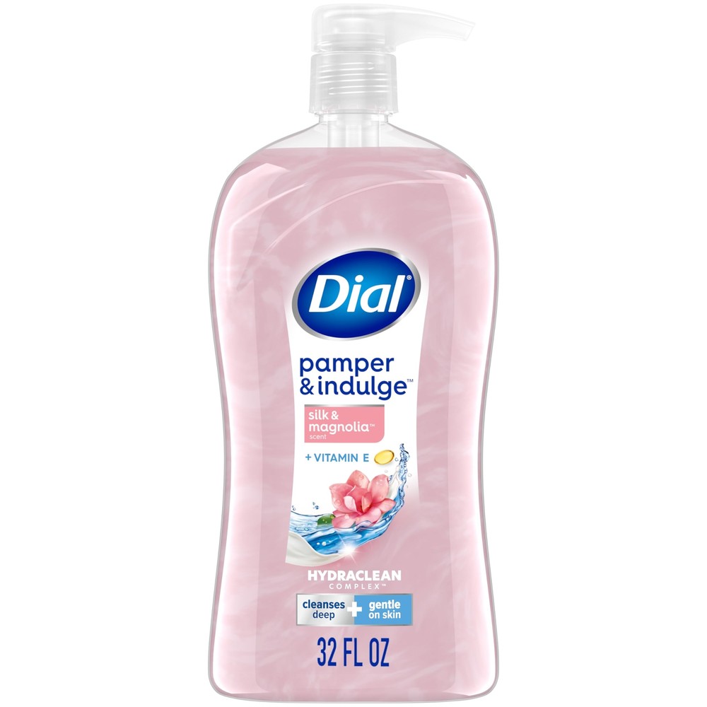 Dial Body Wash Pamper & Indulge Silk & Magnolia 32 fl oz