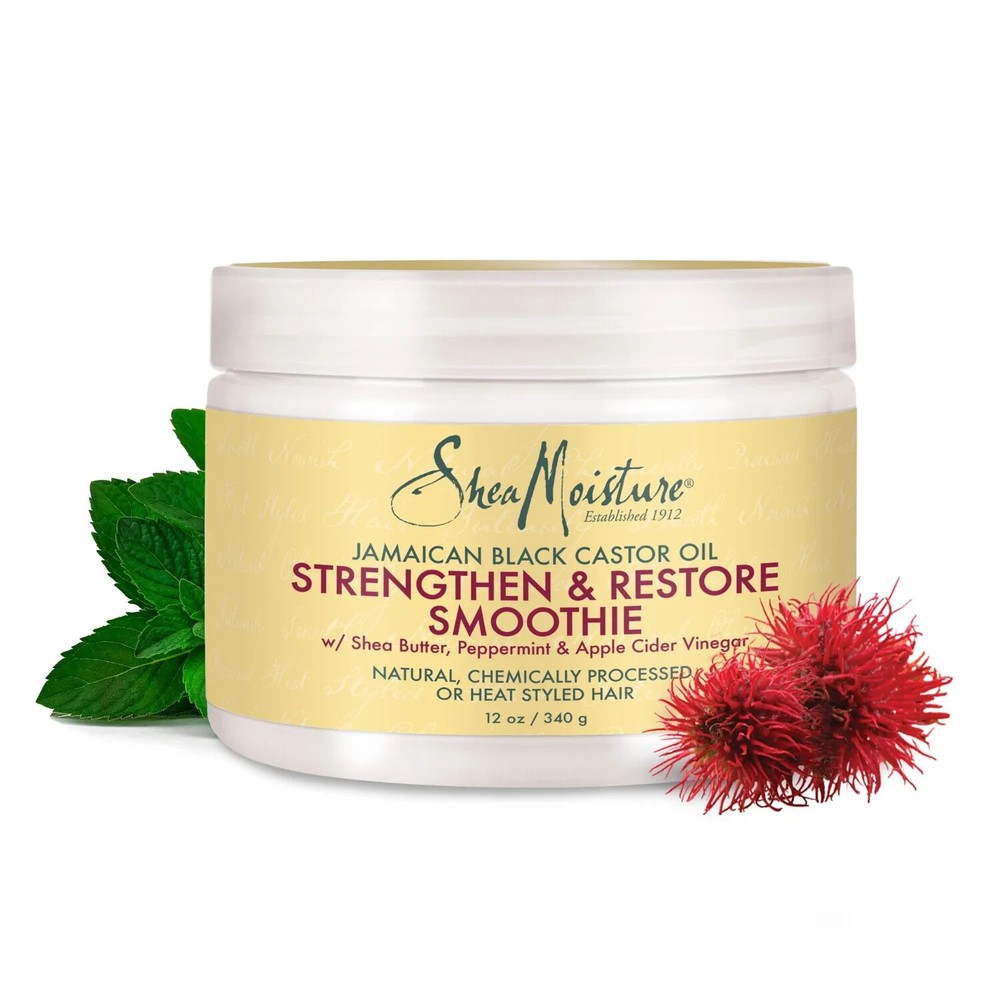 Shea Moisture Jamaican Black Castor Oil Smoothie for Strength & Restoration 12 oz