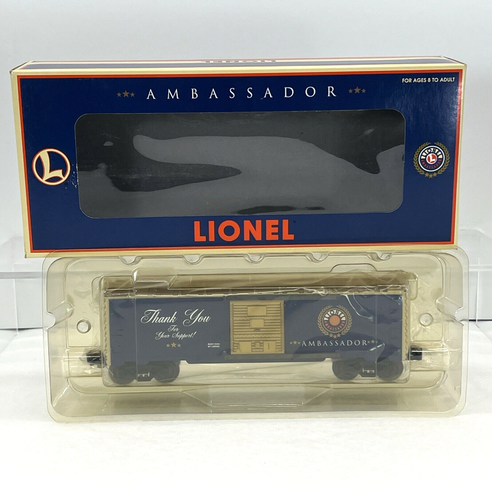 Lionel 6-16820 Ambassador Thank You For Your Support BoxCar O Gauge New