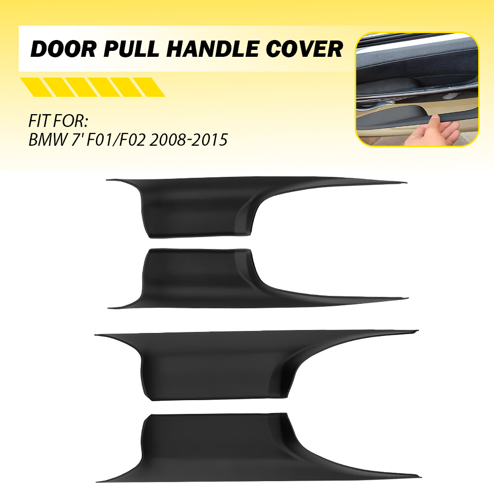 4x Inner Door Pull Handle Trim For 11-15 BMW 740i 740Li 750i 750Li 760Li F01
