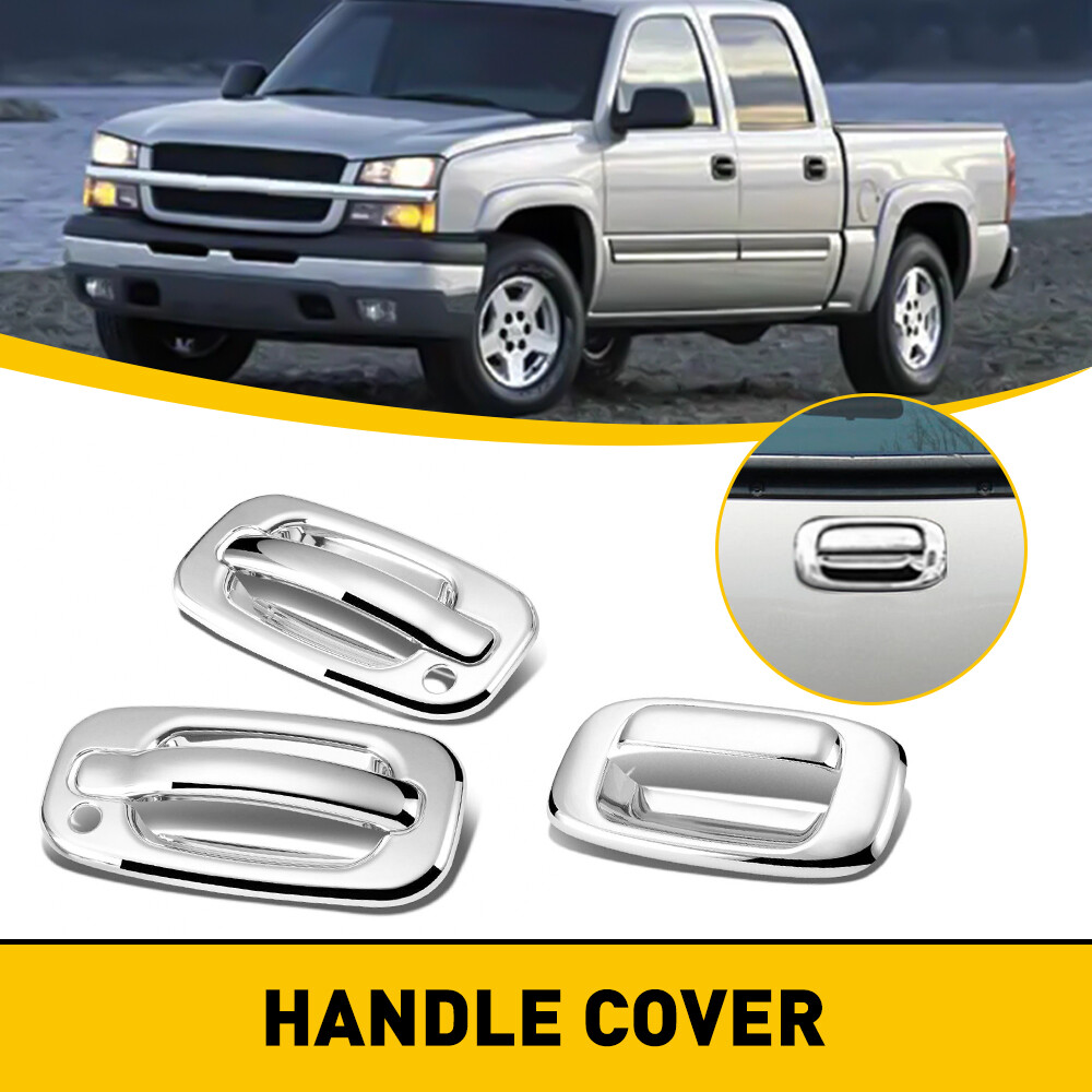 For 2007 Chevy Silverado /GMC Sierra 1500 2500 3500 Chrome Door Handle Covers US