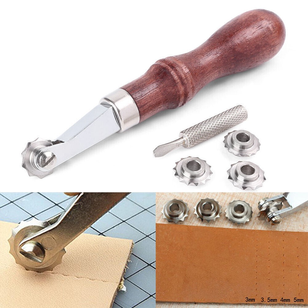 Spacer Embossing System with 3-5mm Overstitch Stitching Wheel Sewing Tool kits