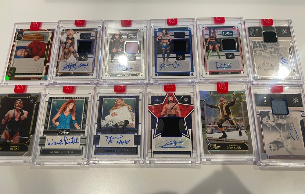 2024 WWE Three Count Trading cards Lot Of 12 Cards