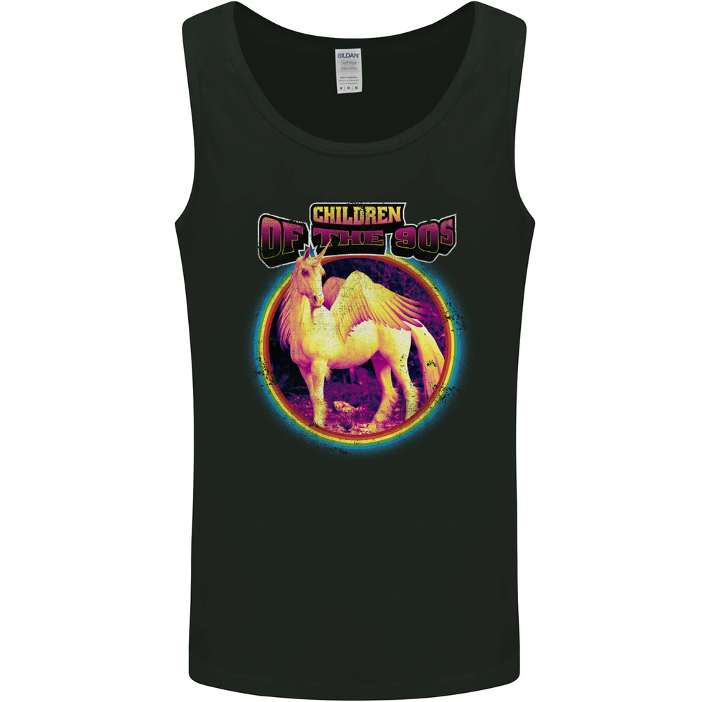 Children of the 90s Retro Unicorn Mens Vest Tank Top