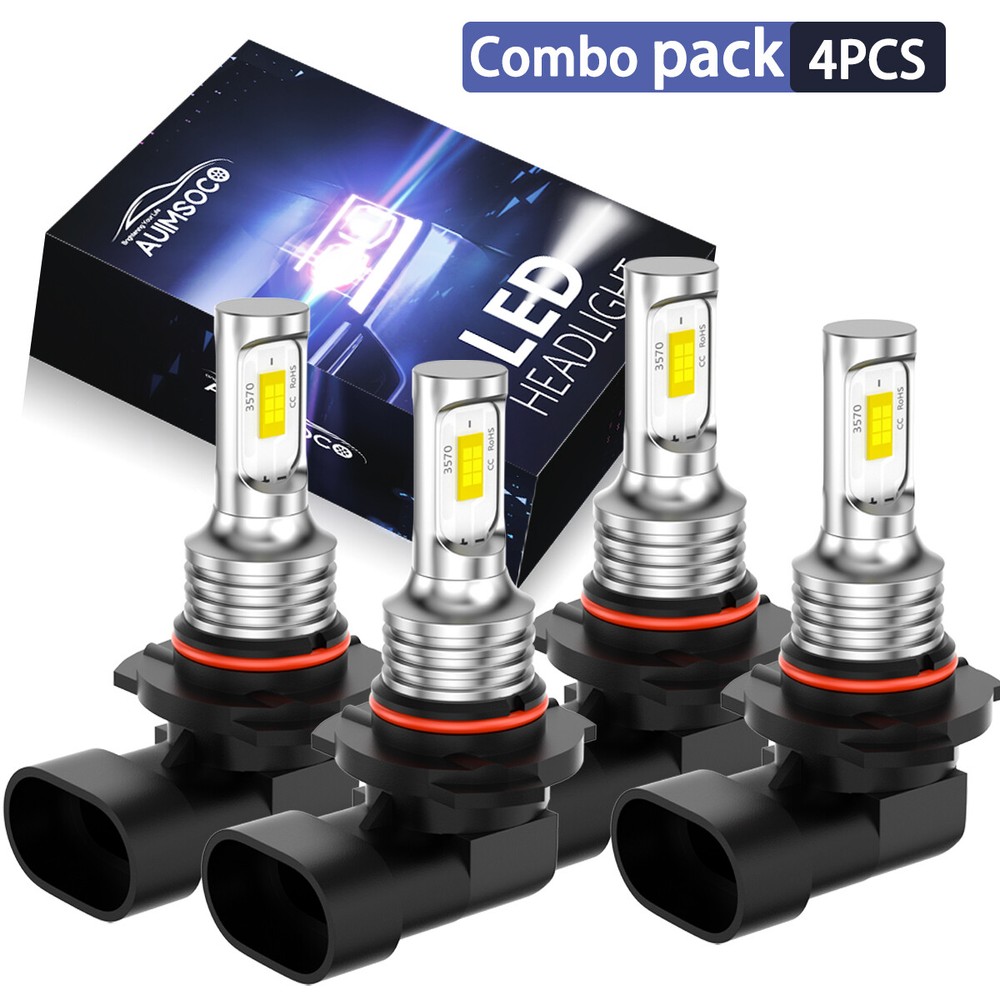 For Toyota Camry Sedan 2.2L 2.4L 2000-2006 LED Headlight 9005 9006 High Low Beam