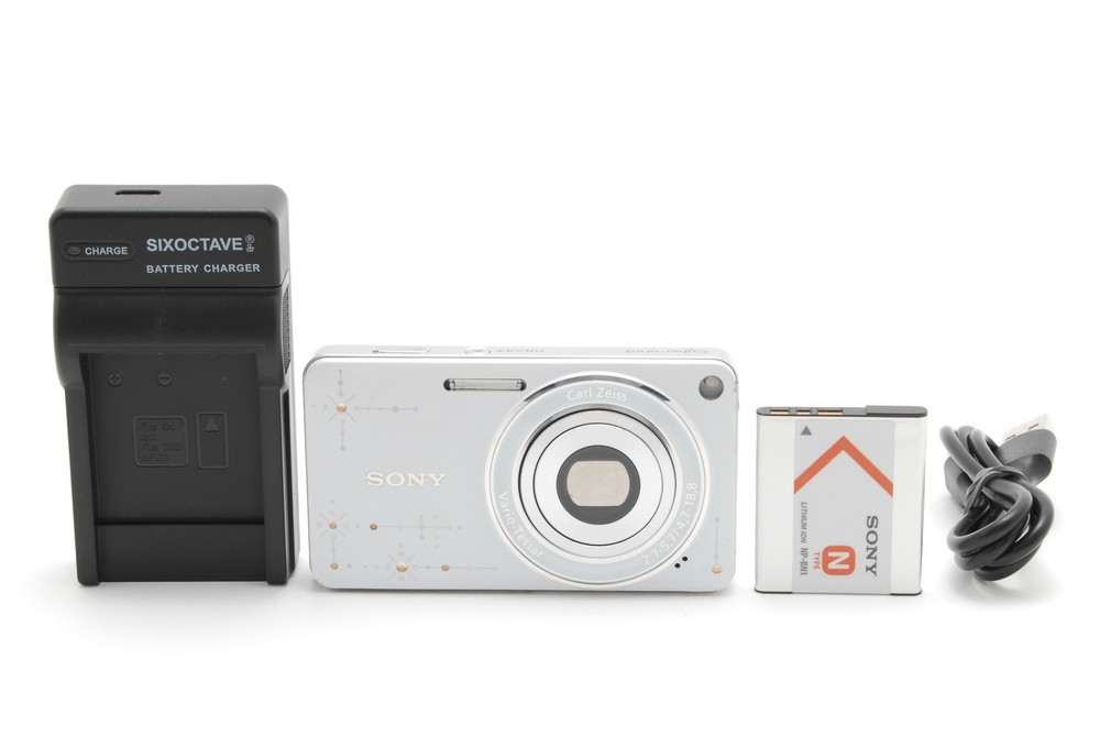 [Near Mint] SONY Cyber-Shot DSC-W350D Jewel White Digital Camera From Japan