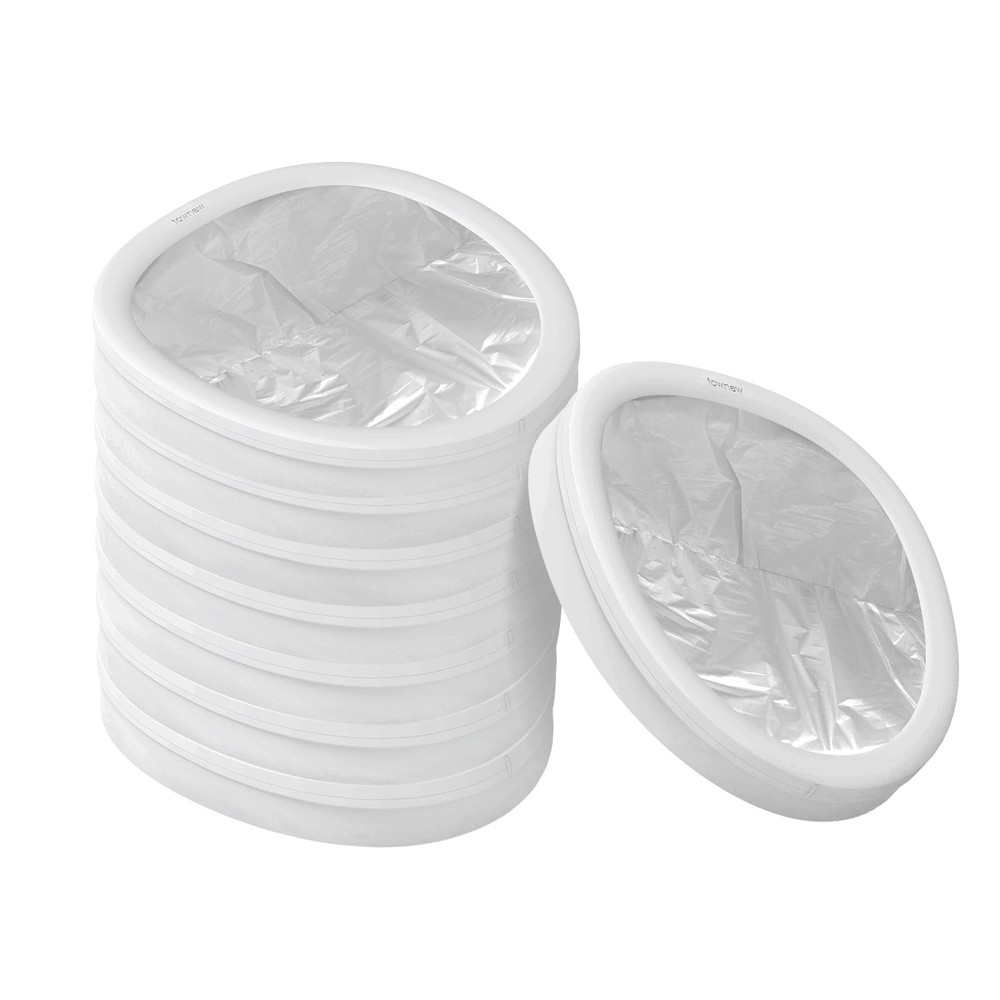 Anillos de recarga oficiales T Air para bote de basura de baño inteligente, bolsas de basura resistentes para...