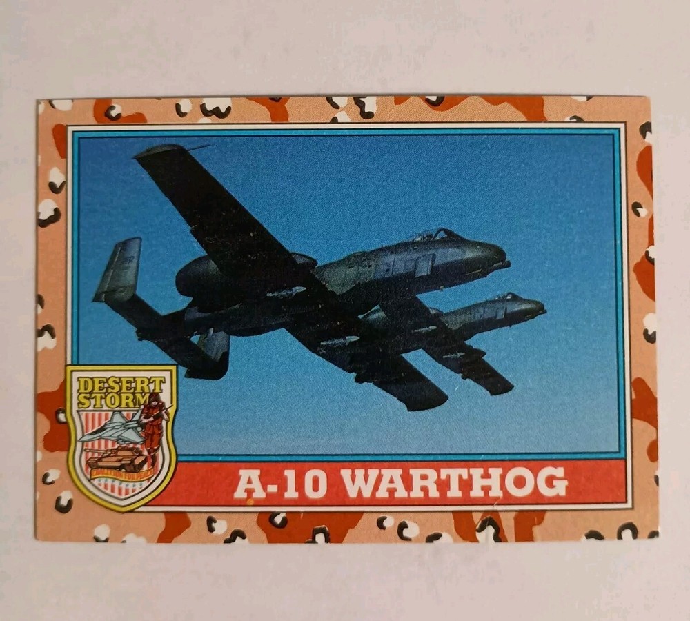 1991 Topps Desert Storm A-10 Warthog Card 118