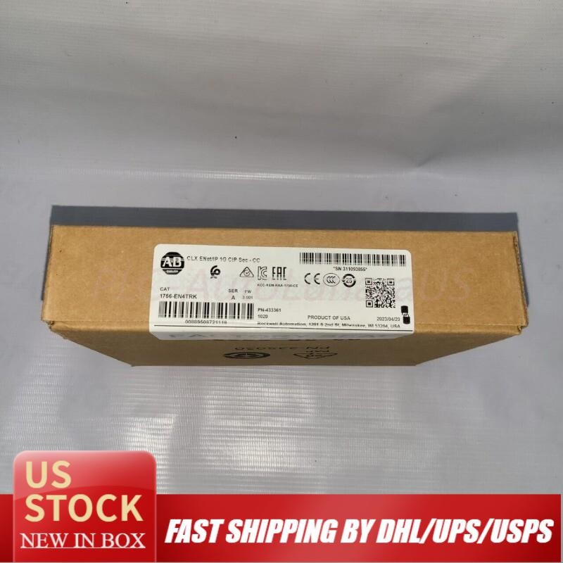 AB 1756-EN4TRK ControlLogix 4-Port Ethernet/IP Communication Module US Free Tax