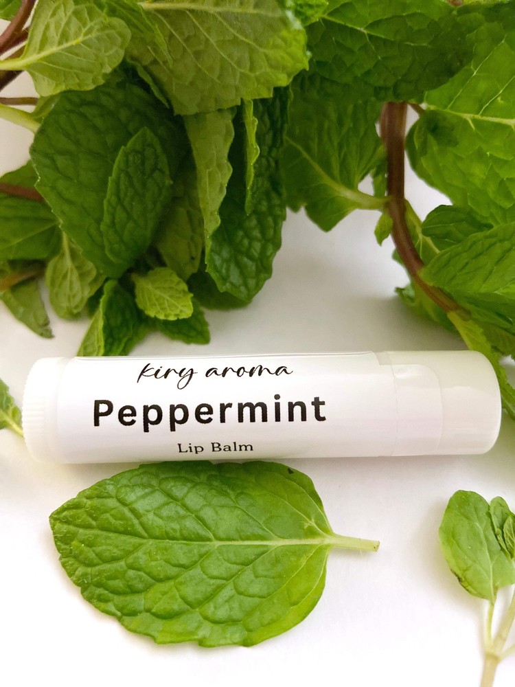 Refreshing Peppermint Lip Balm for Soft Hydrated Lips