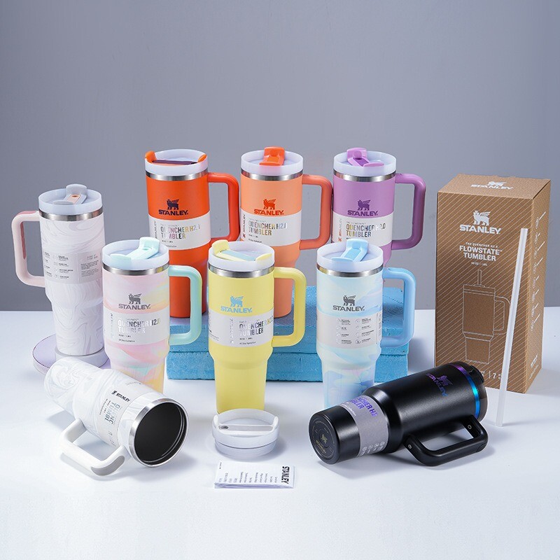 NEW Valentines Day Gift Pink S.tanley Quencher H2.0 FlowState Tumbler 40oz Cup-image