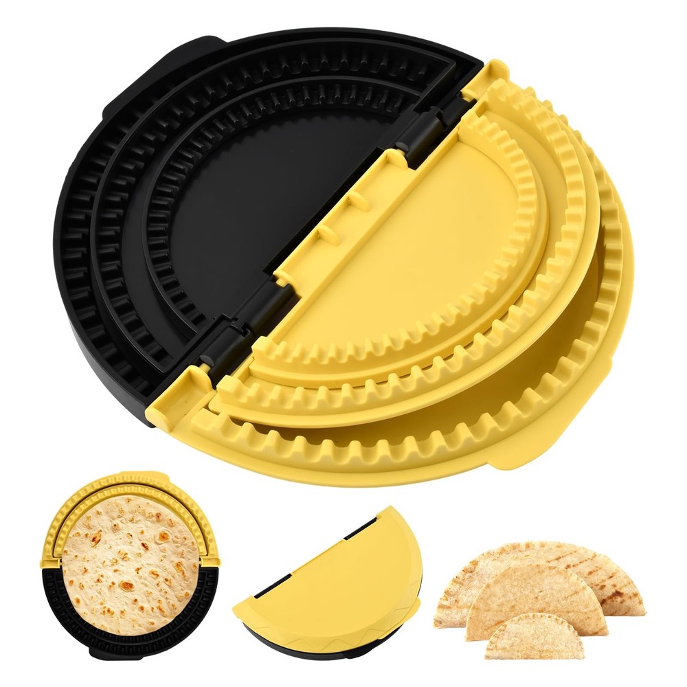 3-in-1 Tortilla Sealer & Crimper, Removable Adjustable 6