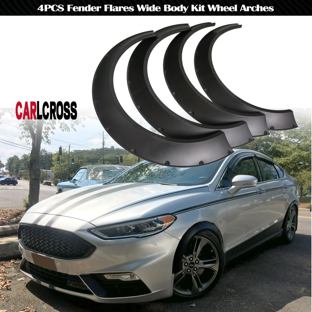 For Ford Fusion 4PCS Fender Flares Wide Body Kit Wheel Arches