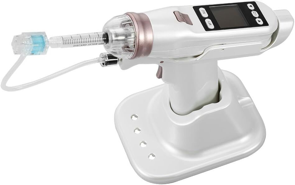 Portable Meso Gun Vacuum Injector Negative Pressure OLED Display Skin Care