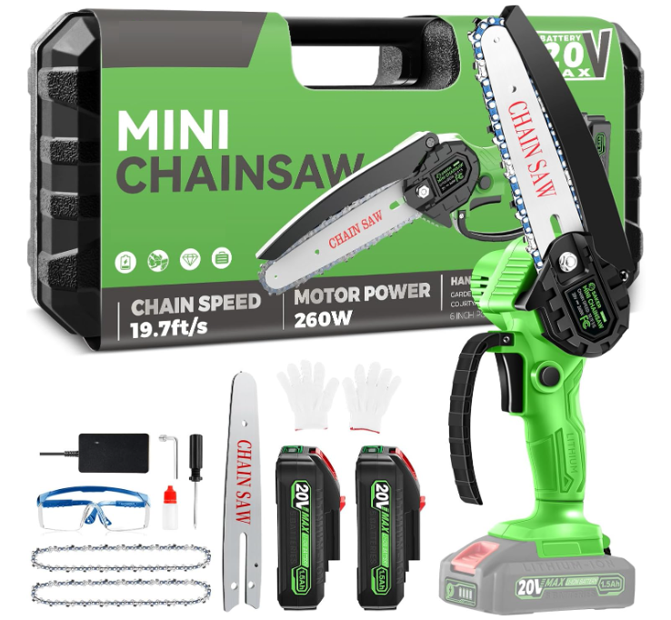 Mini motosierra portátil 6