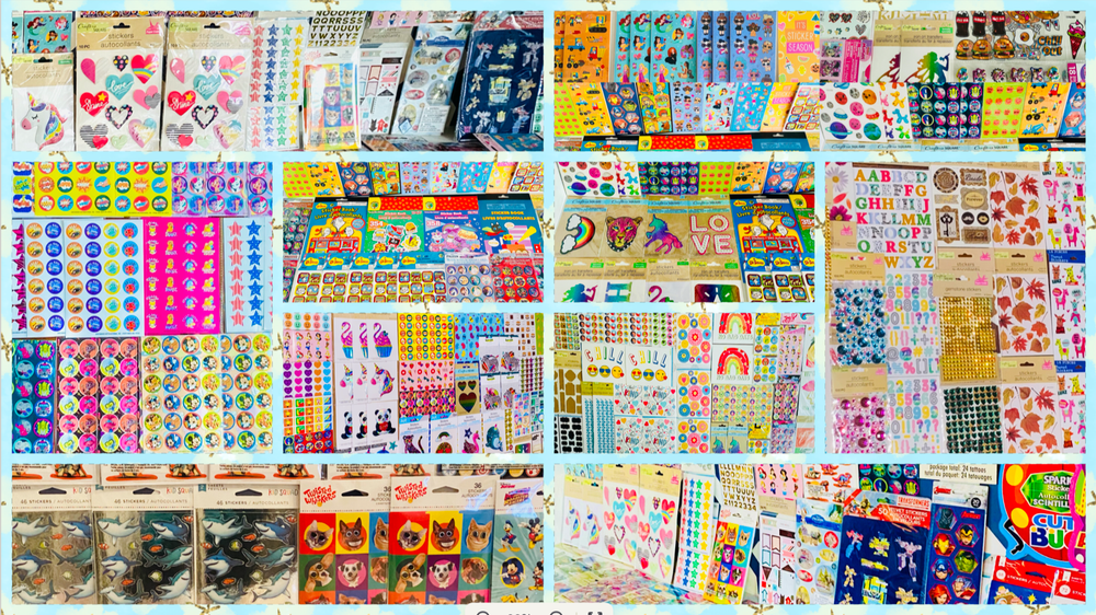 7099+ STICKER Gift Lot Collection | All Themes Seasons Teens Girl Boys Teachers