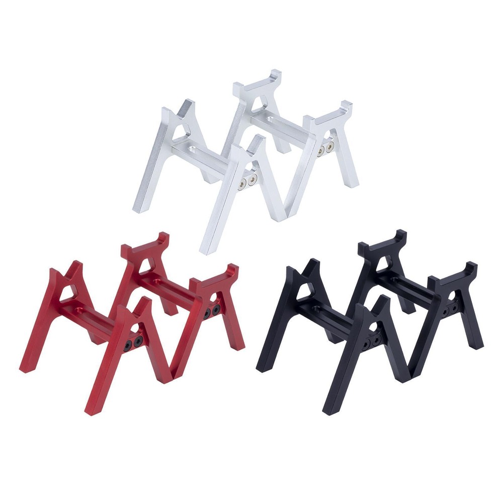 Dual RC Car Work Stand Display Rack for 1/24 Model Vehicles