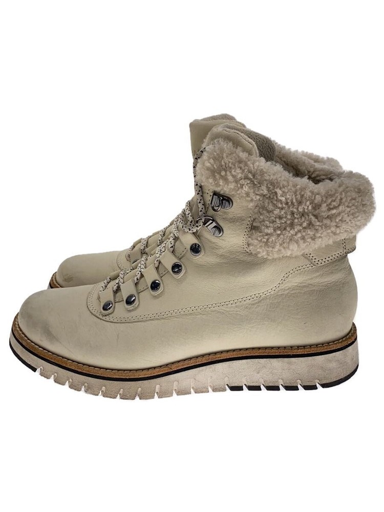 Cole Haan Lace-Up Boots/Us6.5/Cream 535