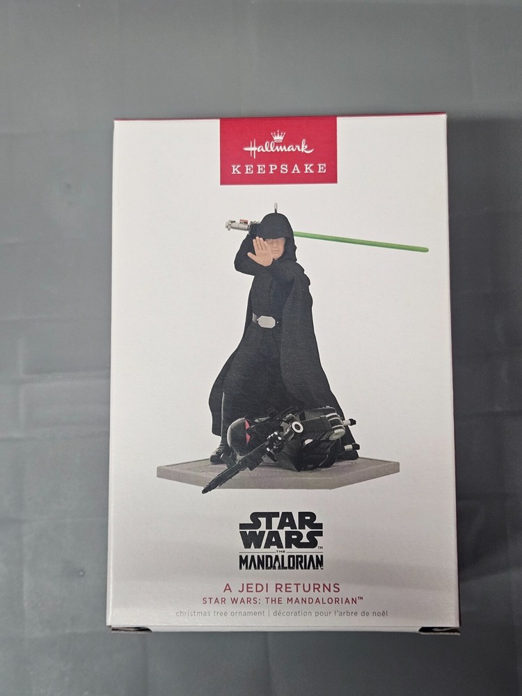 Hallmark 2022 Star Wars The Mandalorian A Jedi Returns Keepsake Ornament NIB